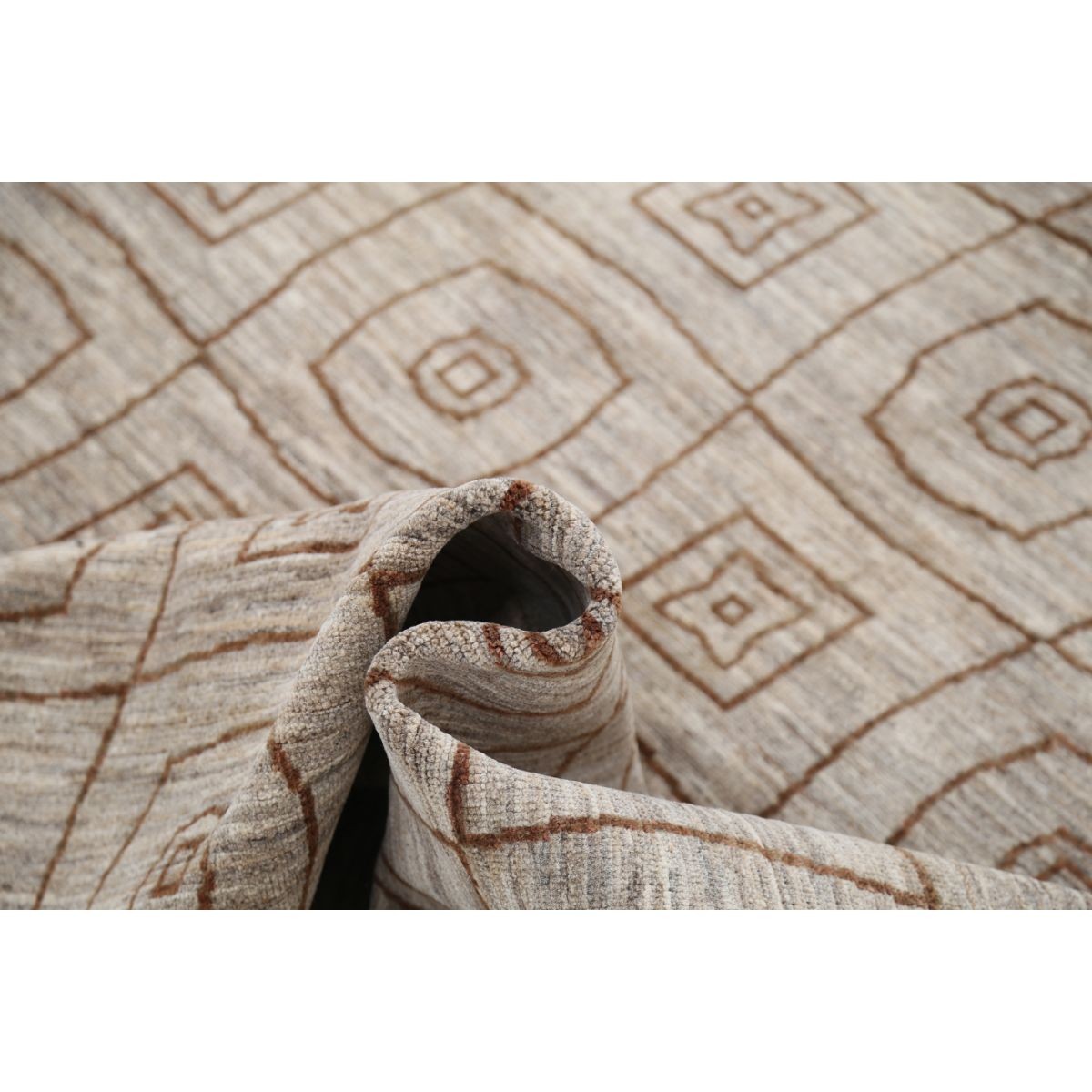 Modcar 7x10 Handmade Double Knotted Washable Wool Rug - Colorful