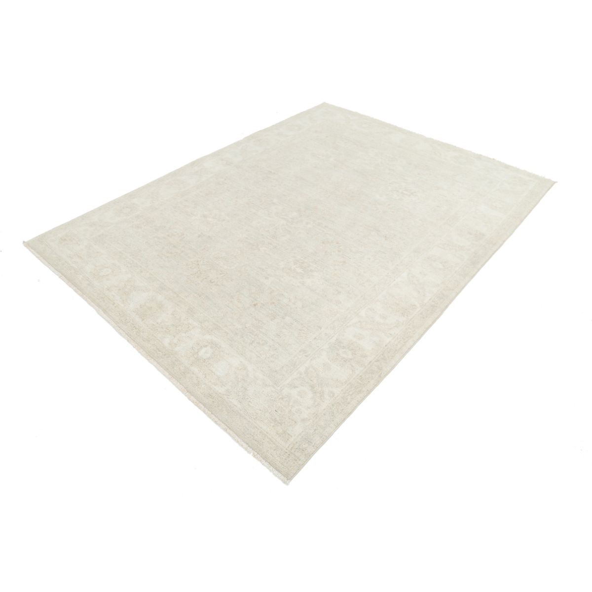 Serenity 6x8 Handmade Double Knotted Washable Wool Rug - Soft Hues