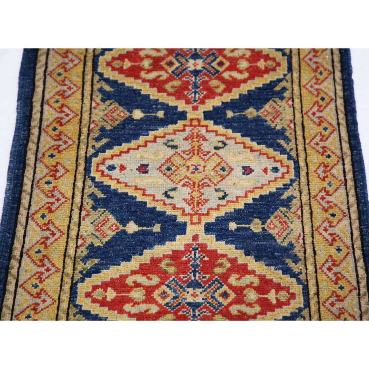 Revival 2x3 Handmade Double Knotted Washable Wool Rug - Colorful