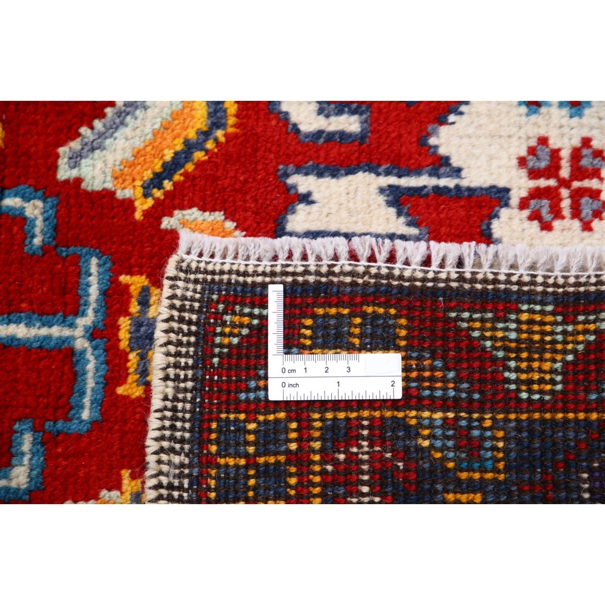Revival 3x4 Handmade Double Knotted Washable Wool Rug - Colorful