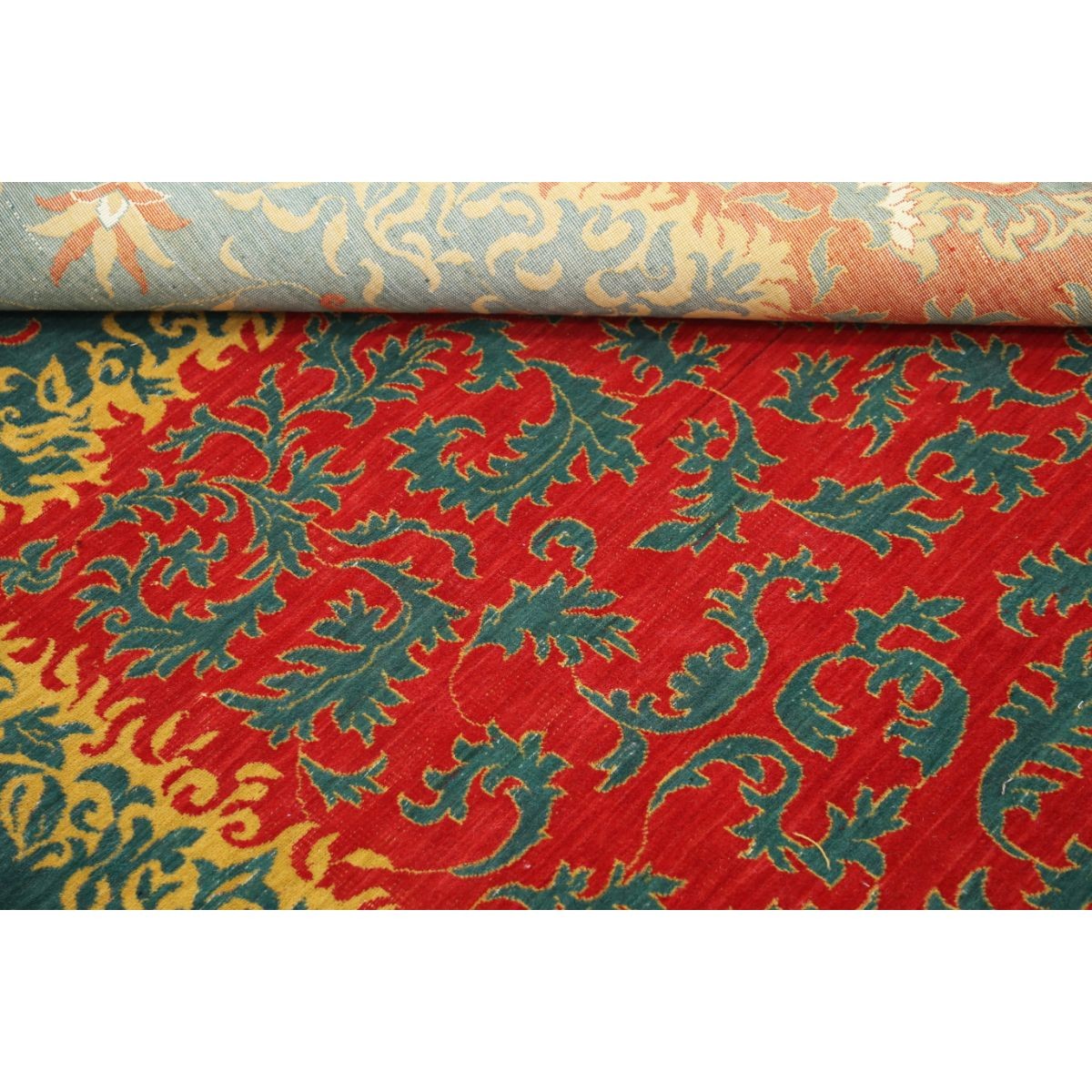 Gulshan 9x12 Machine-Made Washable Wool Rug - Colorful