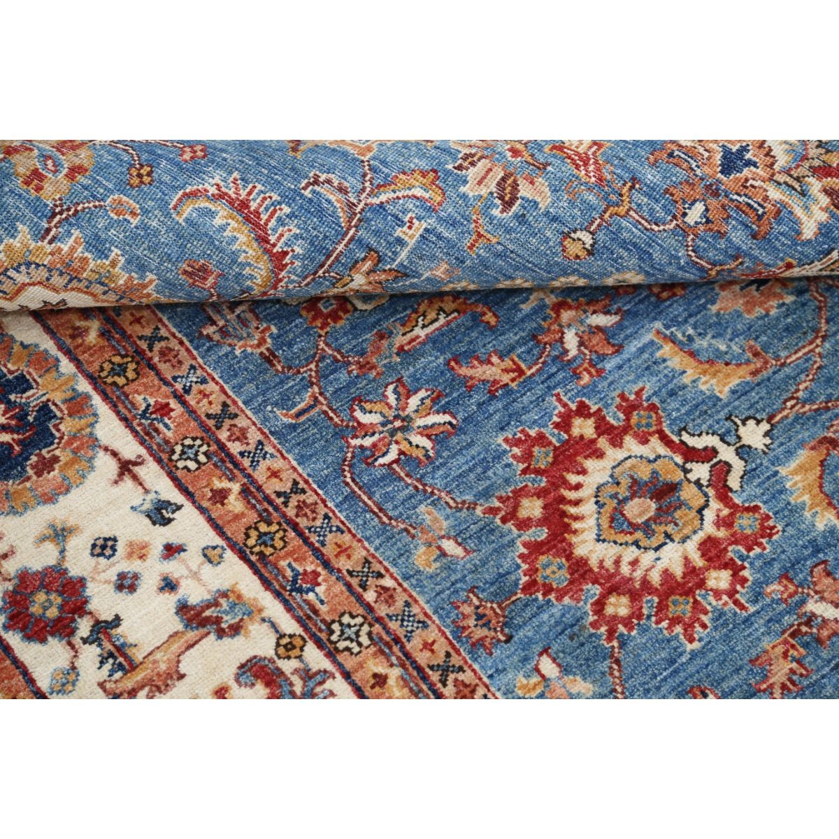 Ziegler 6x8 Handmade Double Knotted Washable Wool Rug - Colorful