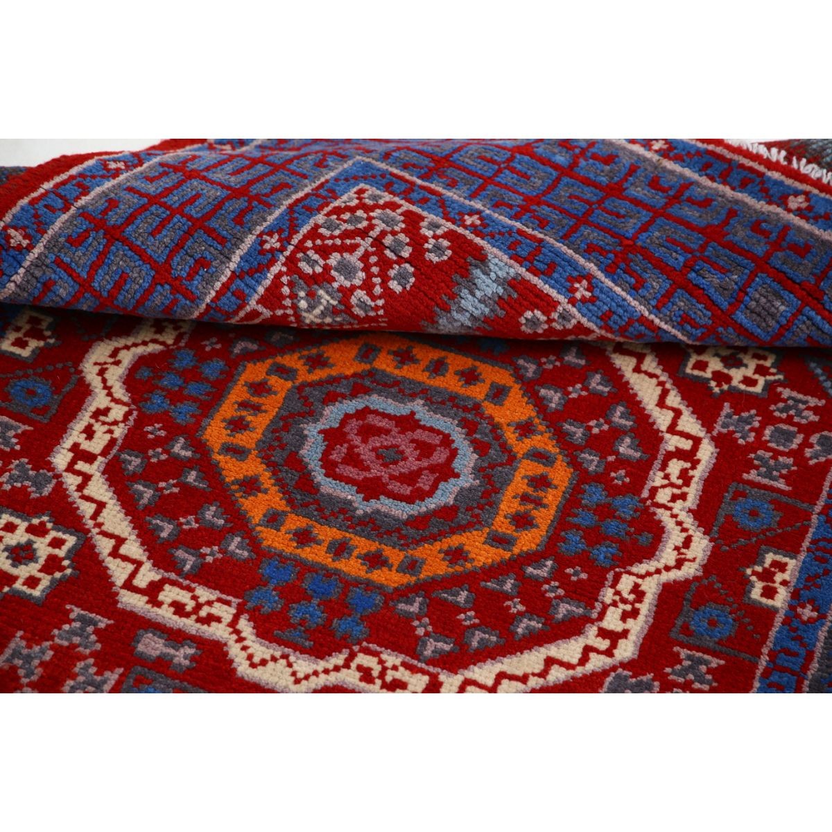 Revival 3x5 Handmade Double Knotted Washable Wool Rug - Colorful