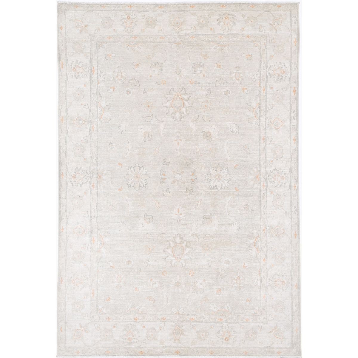 Serenity 6x9 Hand-Knotted Washable Wool Rug - Soft Hues