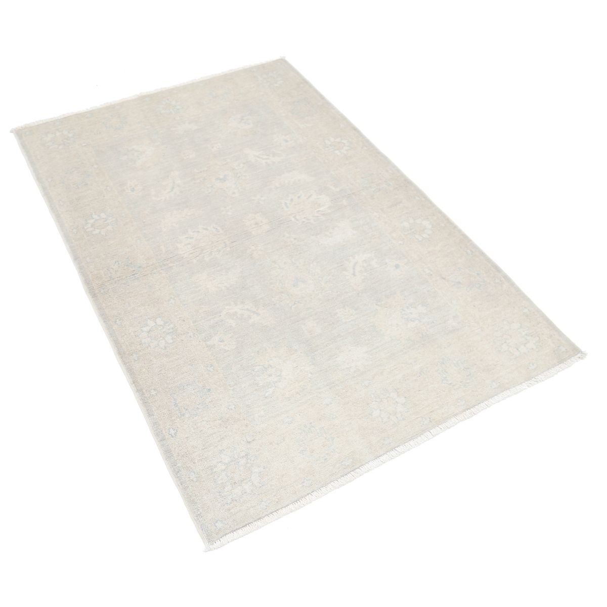 Serenity 3x5 Handmade Double Knotted Washable Wool Rug - Soft Hues
