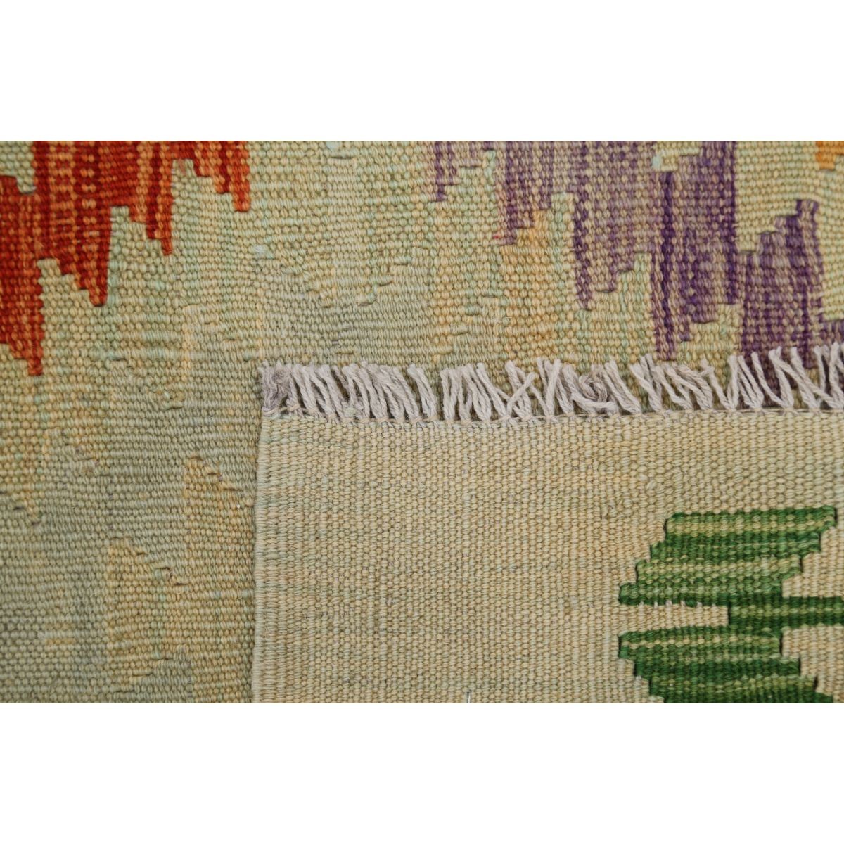 Maimana 6x8 Hand Woven Washable Wool Rug - Colorful