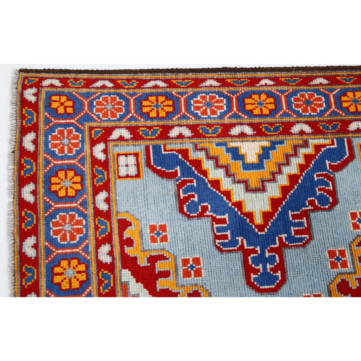 Revival 5x8 Handmade Double Knotted Washable Wool Rug - Colorful