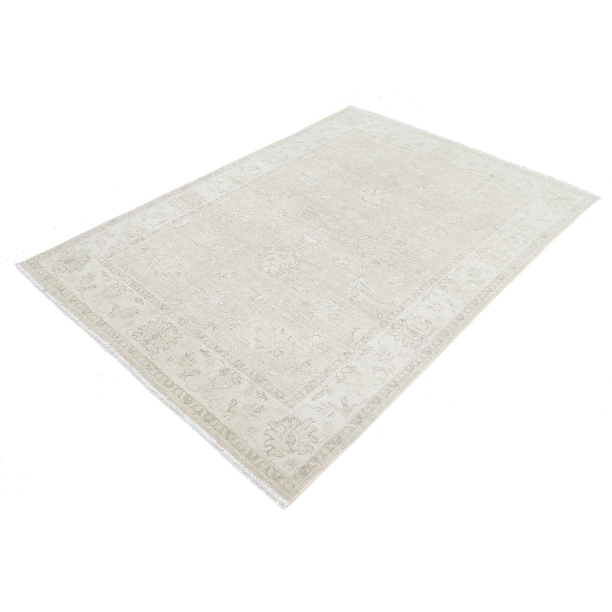 Serenity 5x7 Handmade Double Knotted Washable Wool Rug - Soft Hues