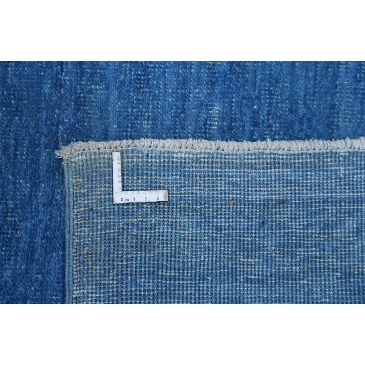 Overdye 3x10 Handmade Double Knotted Washable Wool Runner - Monochormatic