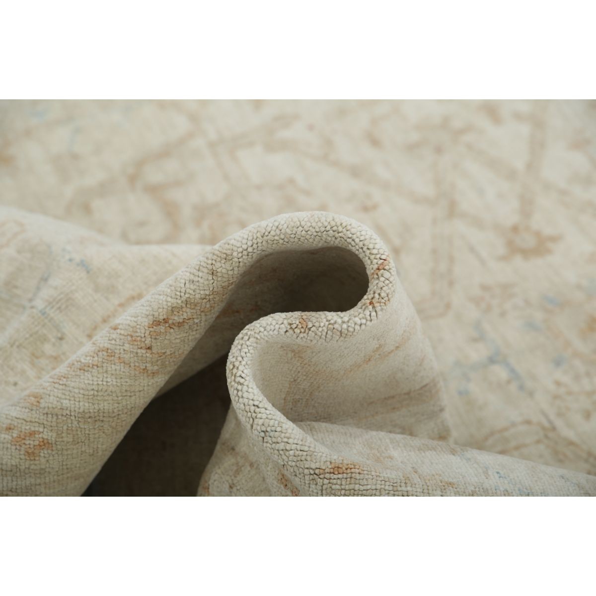 Serenity 6x9 Handmade Double Knotted Washable Wool Rug - Soft Hues