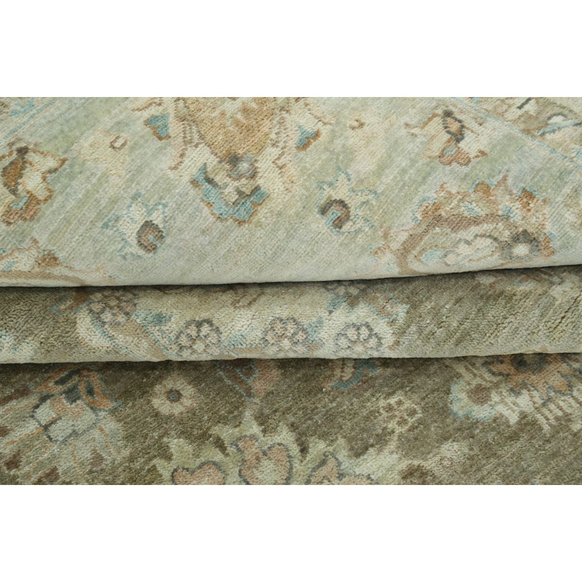 Ziegler 8x10 Handmade Double Knotted Washable Wool Rug - Colorful