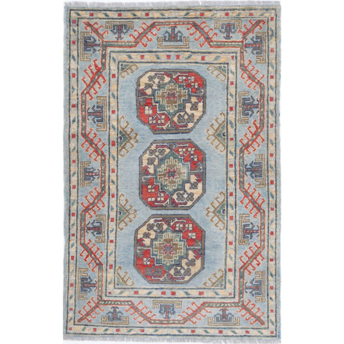 Revival 3' 0" X 4' 8" Wool Hand Knotted Rug