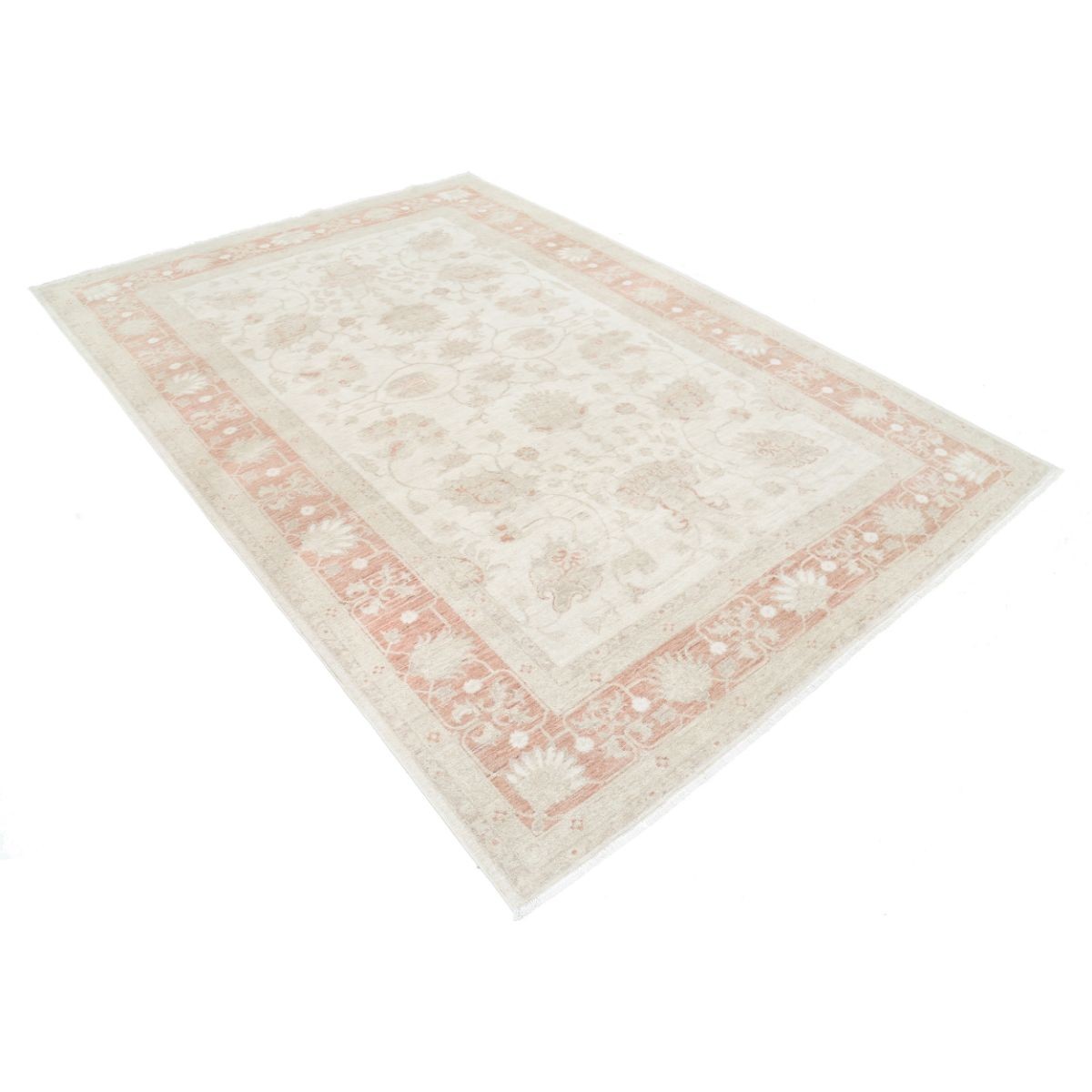Serenity 7x9 Handmade Double Knotted Washable Wool Rug - Soft Hues