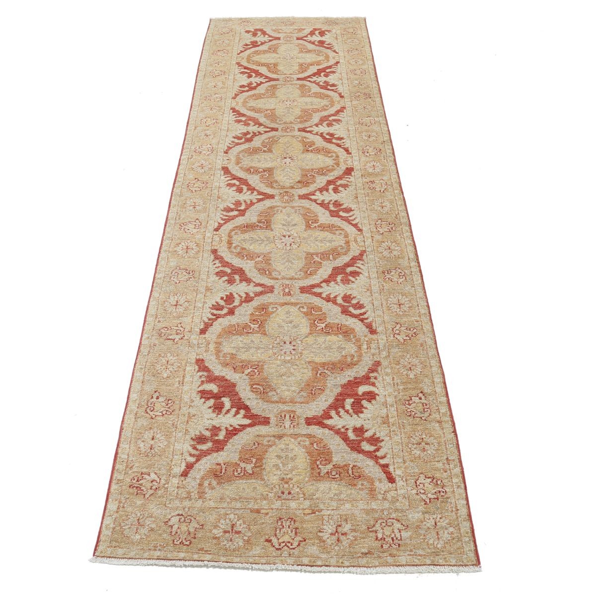 Ziegler 3x9 Handmade Double Knotted Washable Wool Runner - Colorful