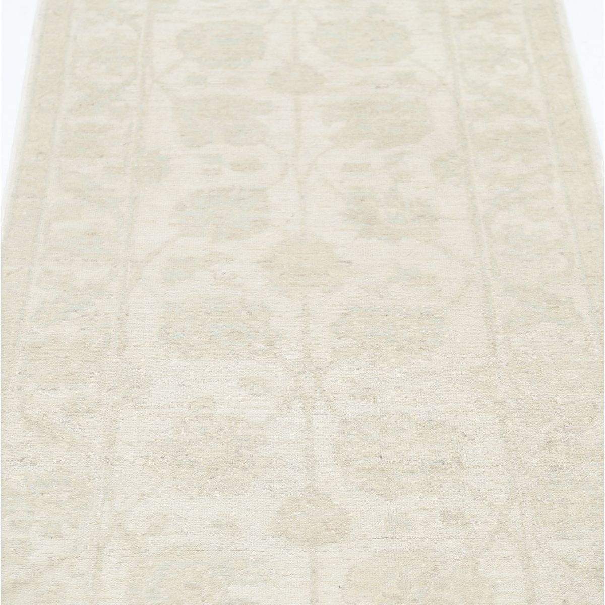Serenity 3x10 Handmade Double Knotted Washable Wool Runner - Soft Hues