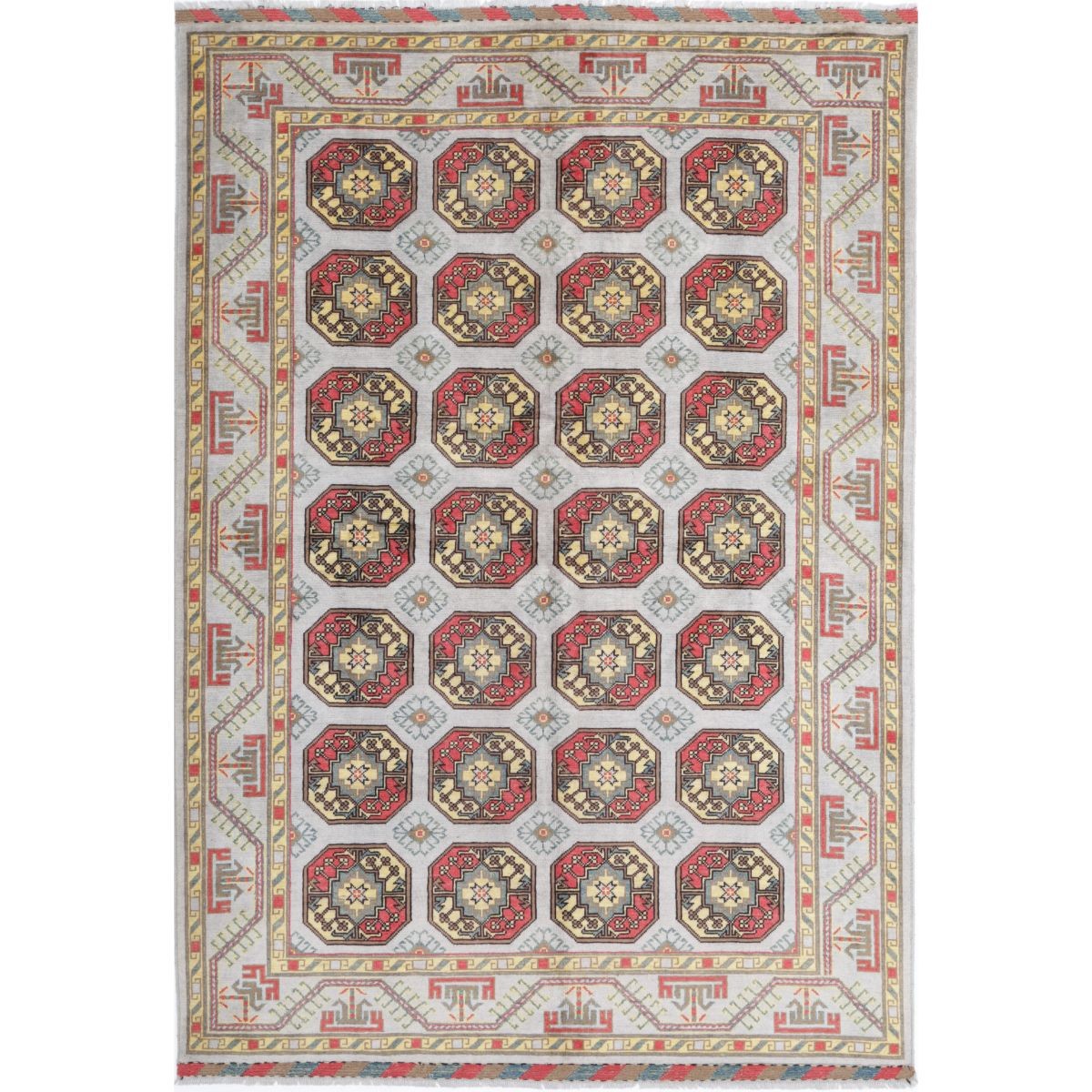 Revival 7x10 Handmade Double Knotted Washable Wool Rug - Colorful