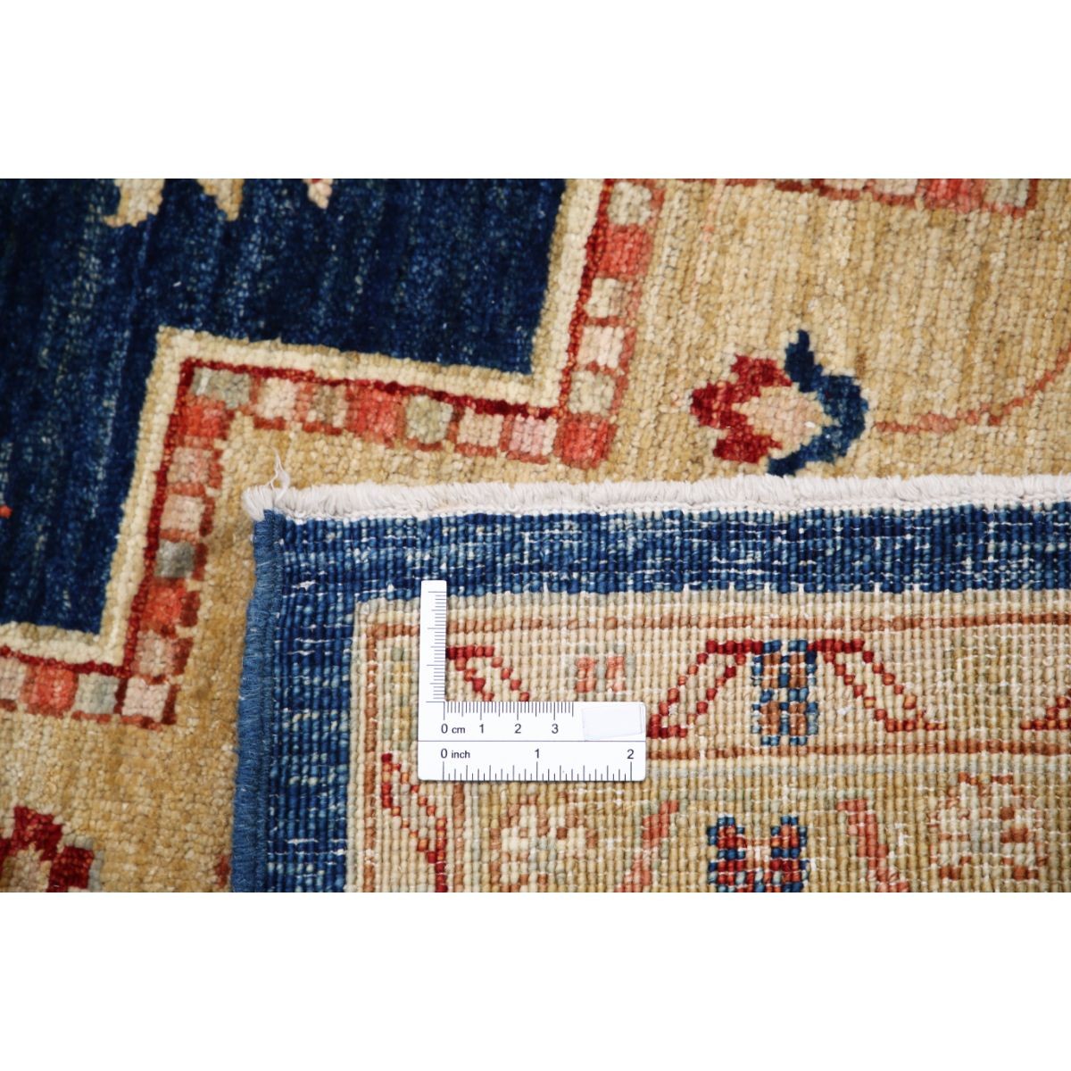 Heriz 7x11 Handmade Double Knotted Washable Wool Rug - Colorful