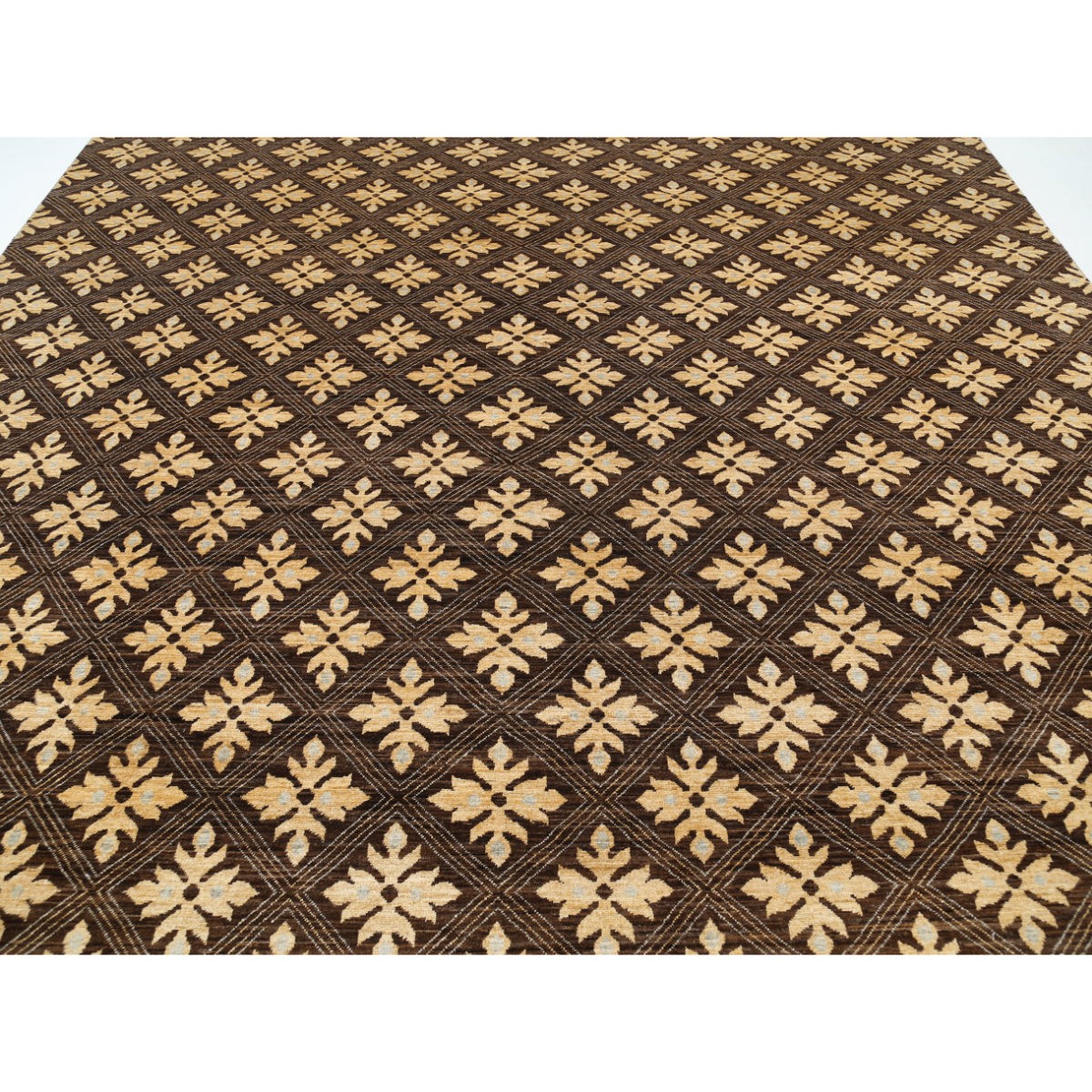 Modcar 10x14 Handmade Double Knotted Washable Wool Rug - Colorful
