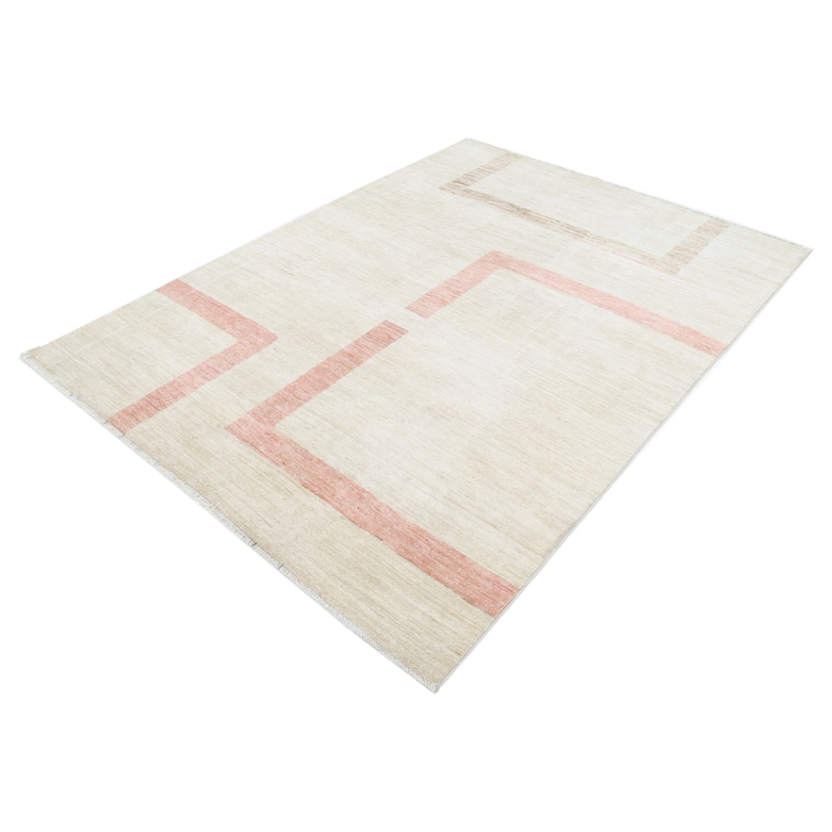 Modcar 6x8 Handmade Double Knotted Washable Wool Rug - Colorful