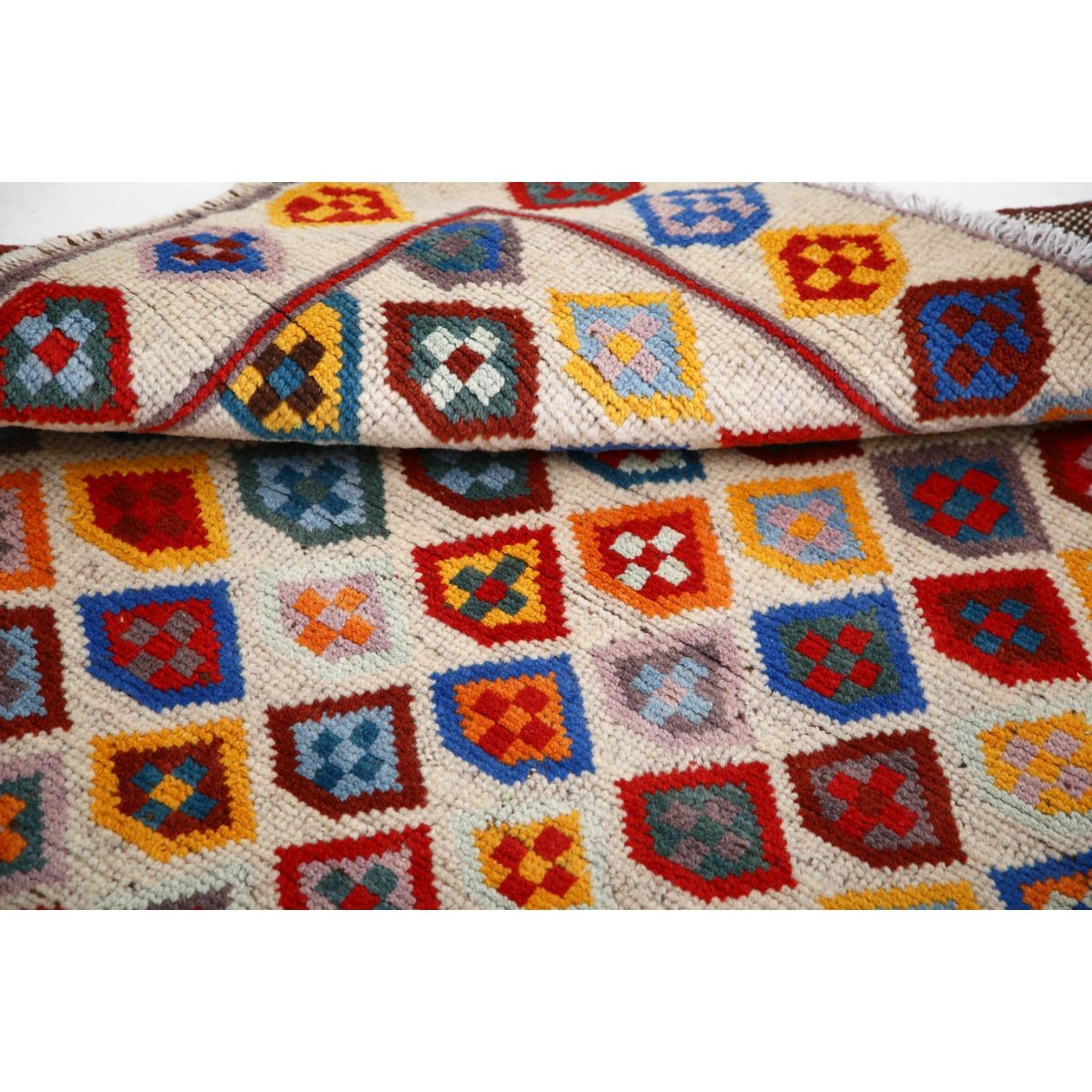 Revival 3x5 Handmade Double Knotted Washable Wool Rug - Colorful