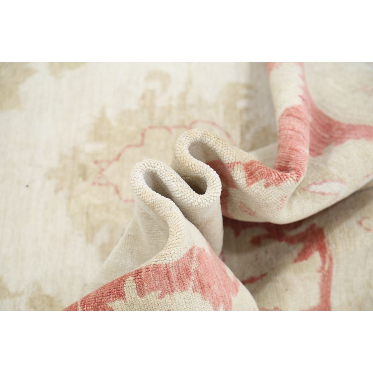 Ziegler 8x10 Handmade Double Knotted Washable Wool Rug - Soft Hues