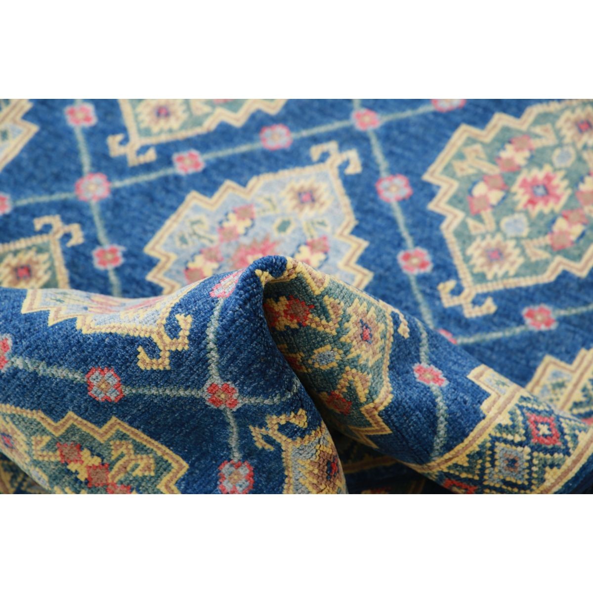 Revival 3x5 Handmade Double Knotted Washable Wool Rug - Colorful