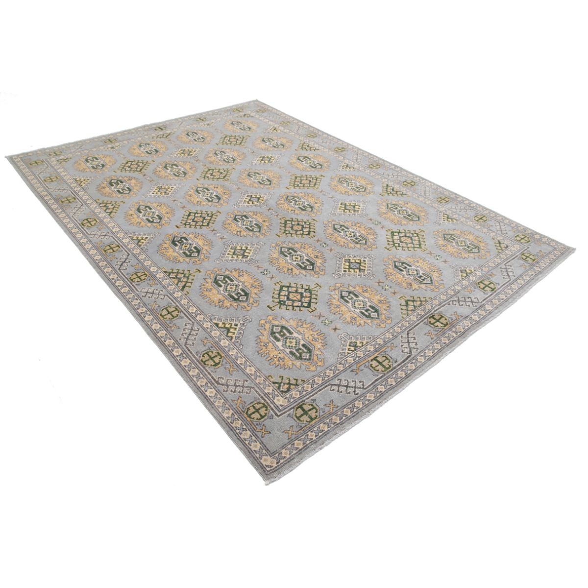 Revival 7x9 Handmade Double Knotted Washable Wool Rug - Colorful