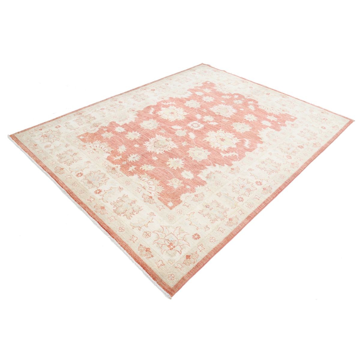 Ziegler 7x8 Handmade Double Knotted Washable Wool Rug - Colorful