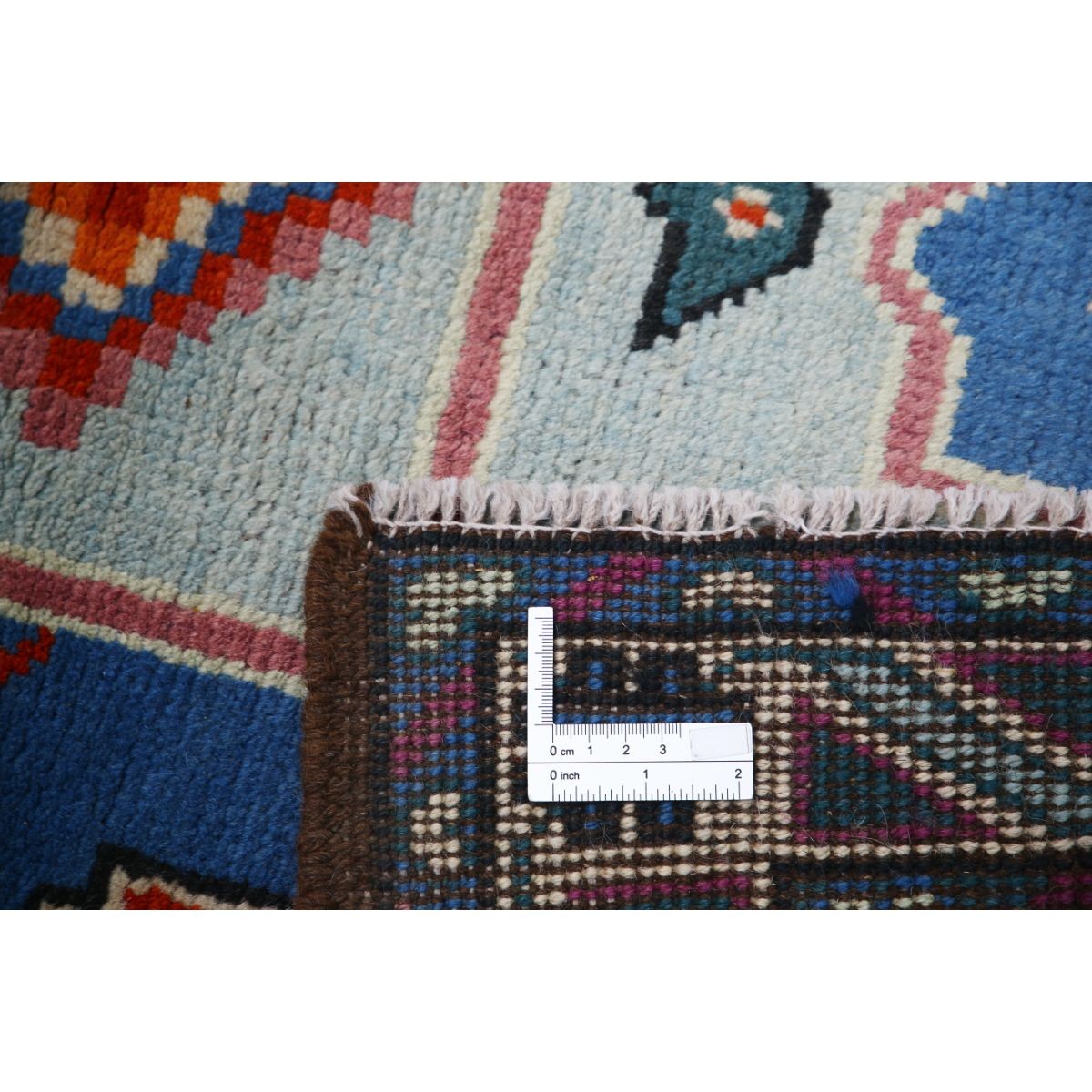 Revival 4x6 Handmade Double Knotted Washable Wool Rug - Colorful