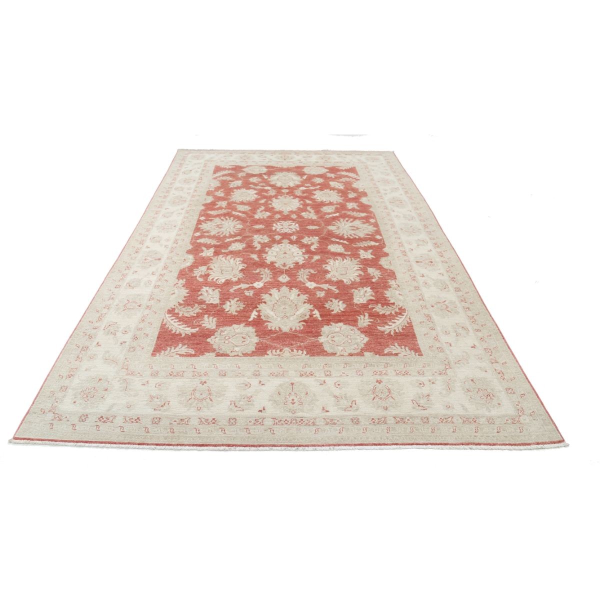 Ziegler 7x11 Handmade Double Knotted Washable Wool Rug - Soft Hues
