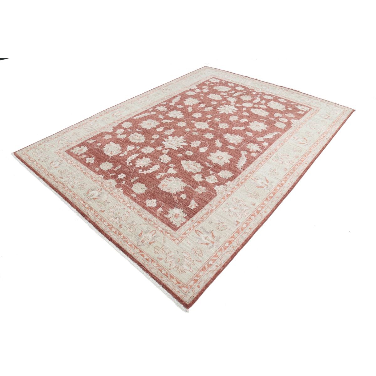 Ziegler 7x10 Handmade Double Knotted Washable Wool Rug - Colorful