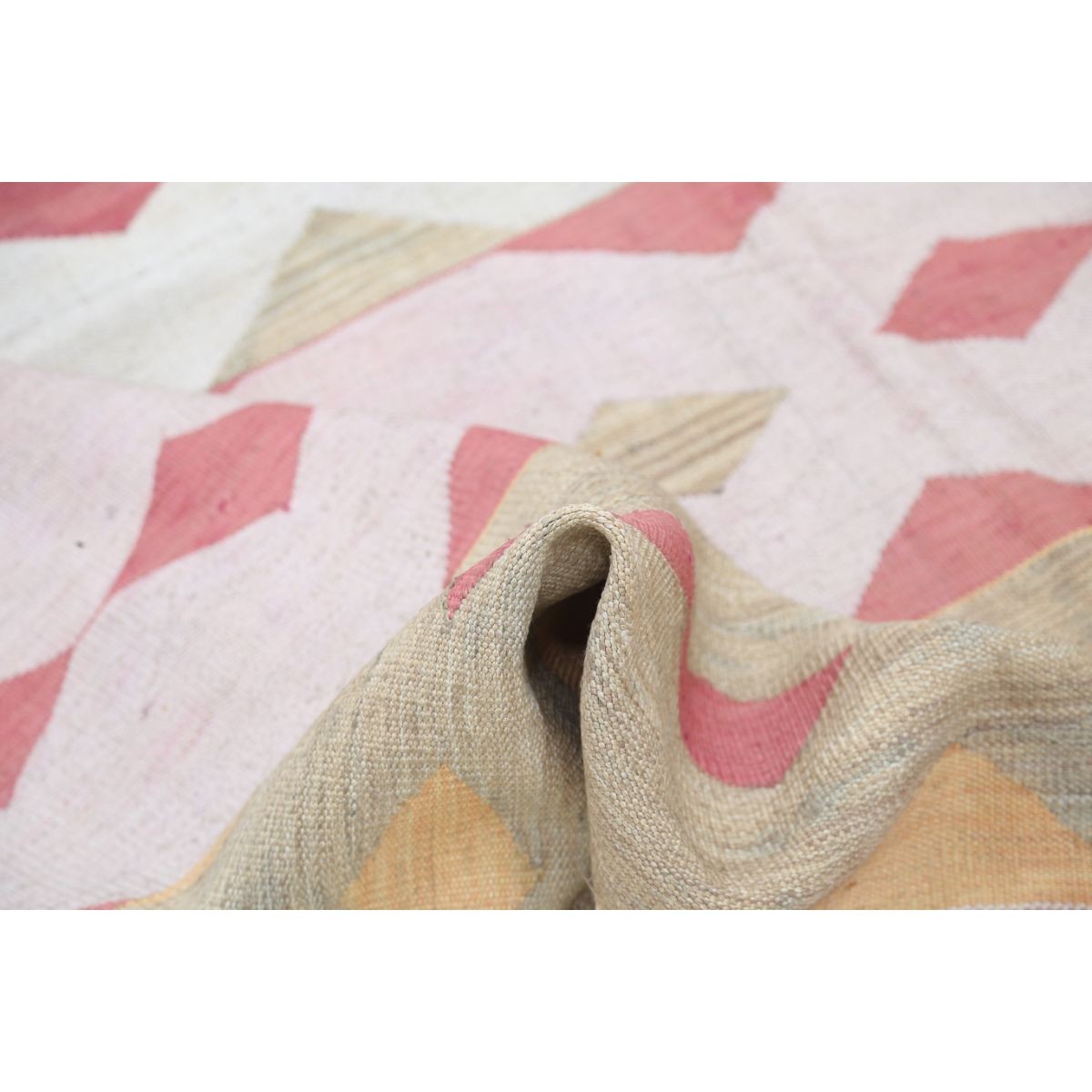Silki 5x8 Hand Woven Washable Silk Rug - Colorful