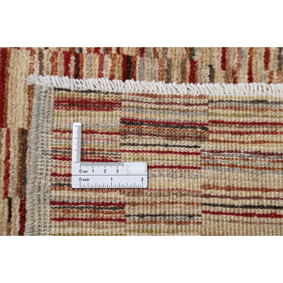Modcar 8x11 Handmade Double Knotted Washable Wool Rug - Colorful