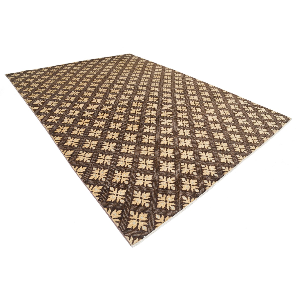 Modcar 10x14 Handmade Double Knotted Washable Wool Rug - Colorful