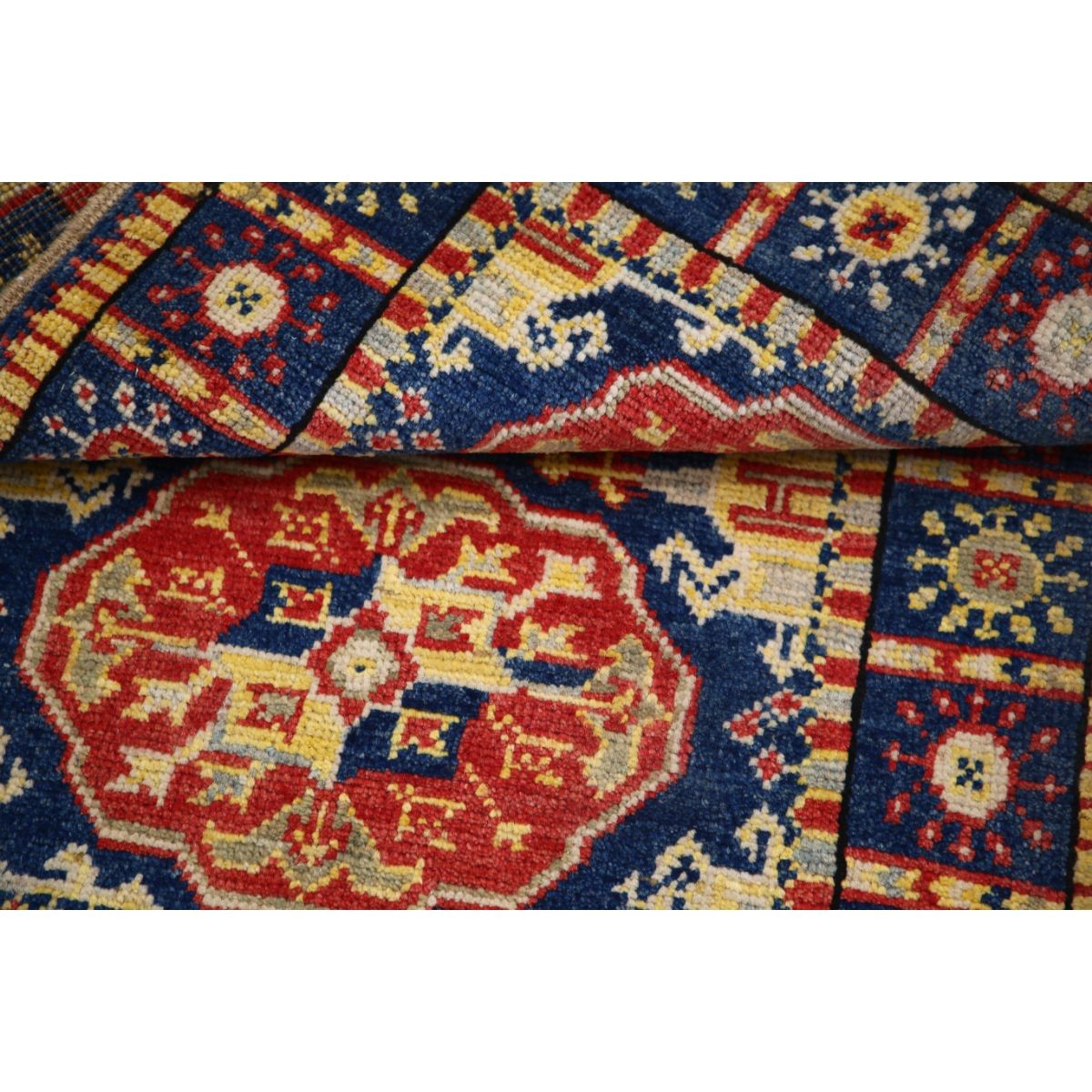 Revival 2x3 Handmade Double Knotted Washable Wool Rug - Colorful
