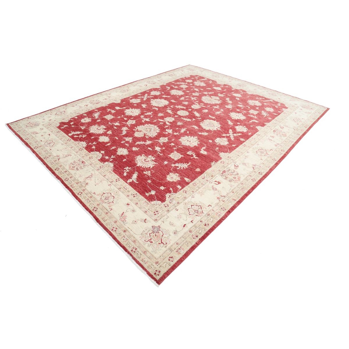 Ziegler 9x12 Handmade Double Knotted Washable Wool Rug - Colorful