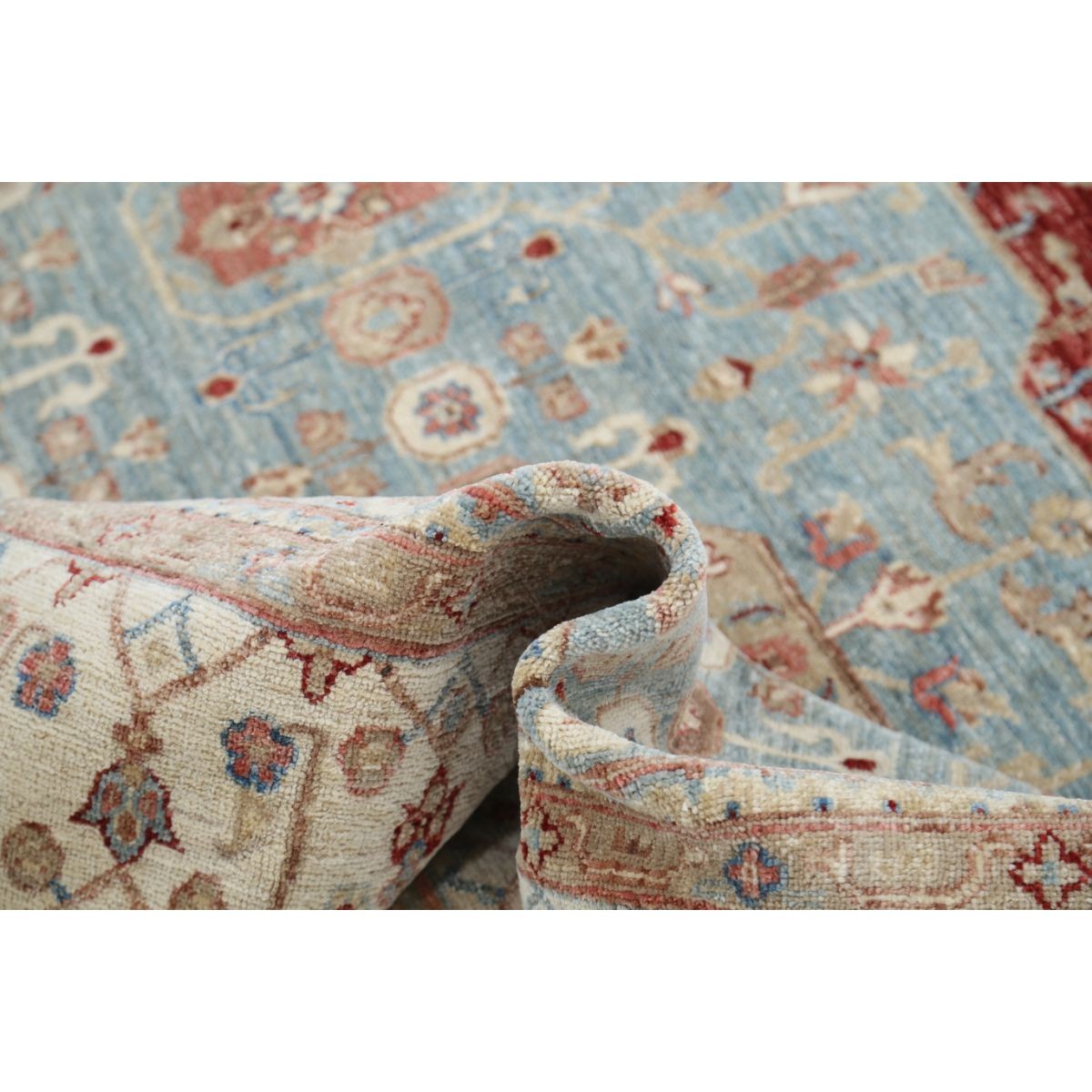 Mamluk 6x10 Handmade Double Knotted Washable Wool Rug - Colorful