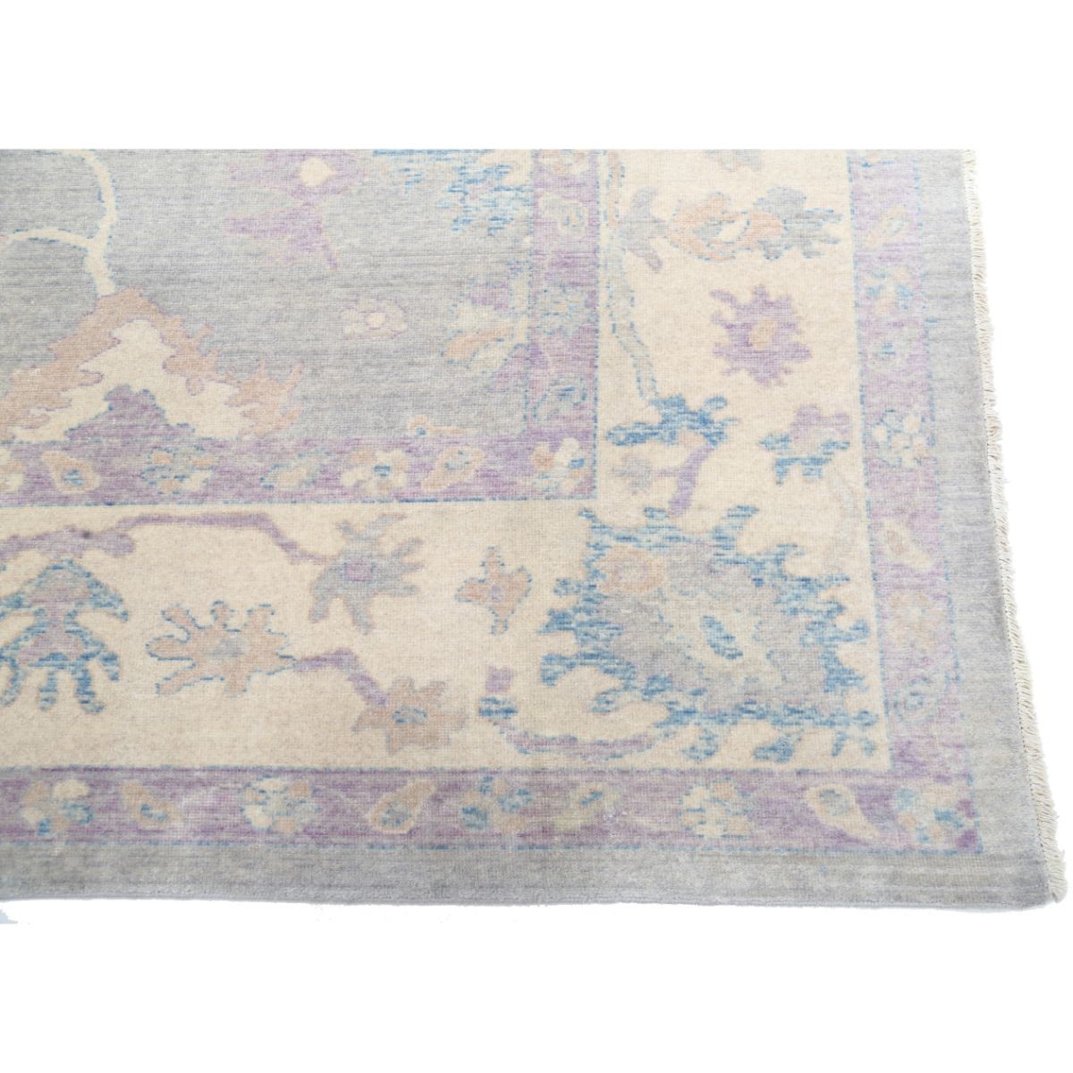 Lily 9x12 Machine-Made Washable Wool Rug - Soft Hues