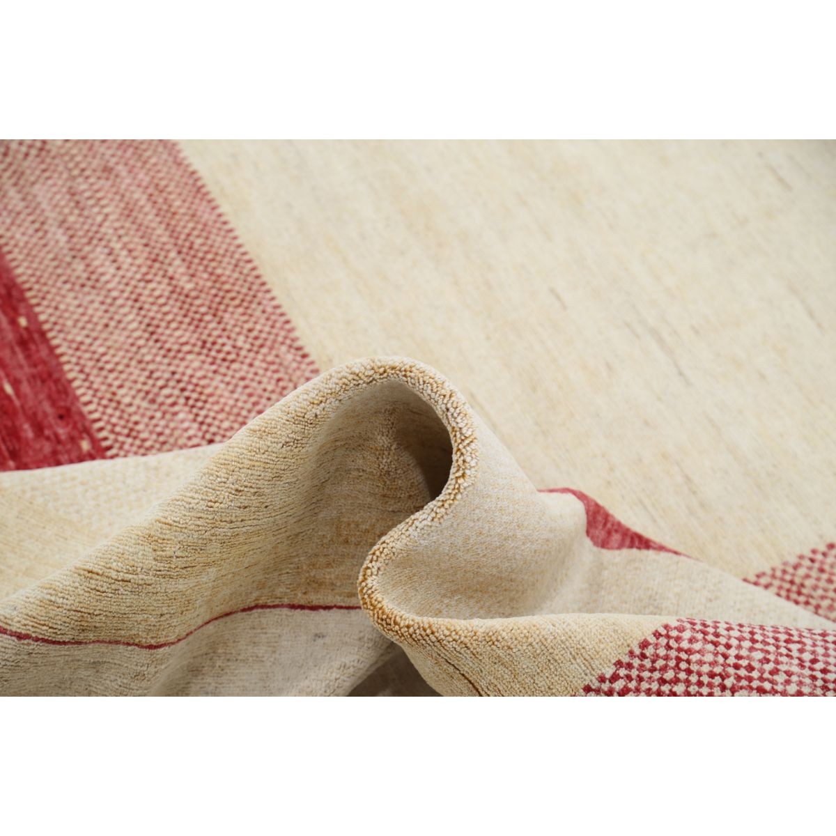 Modcar 12x15 Handmade Double Knotted Washable Wool Rug - Colorful