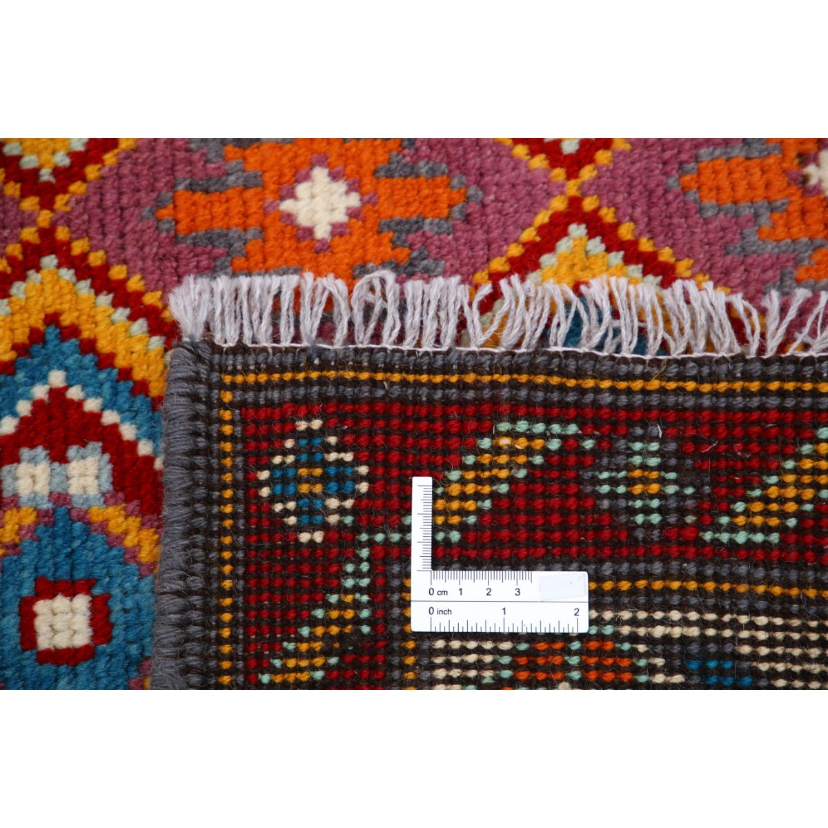 Revival 6x8 Handmade Double Knotted Washable Wool Rug - Colorful