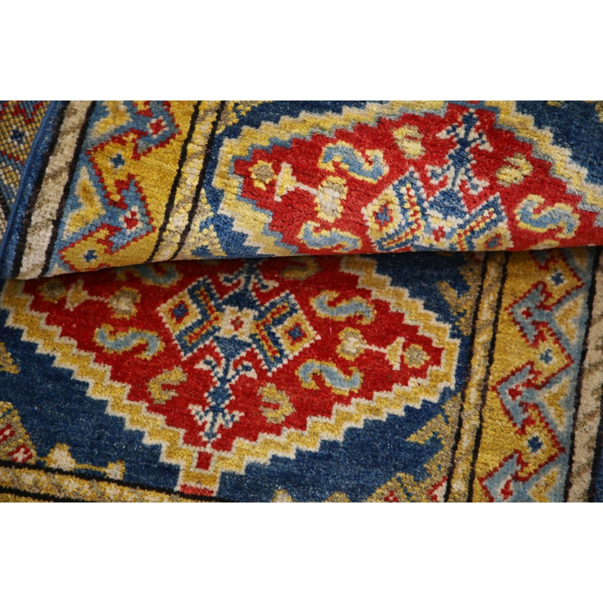 Revival 2x3 Handmade Double Knotted Washable Wool Rug - Colorful