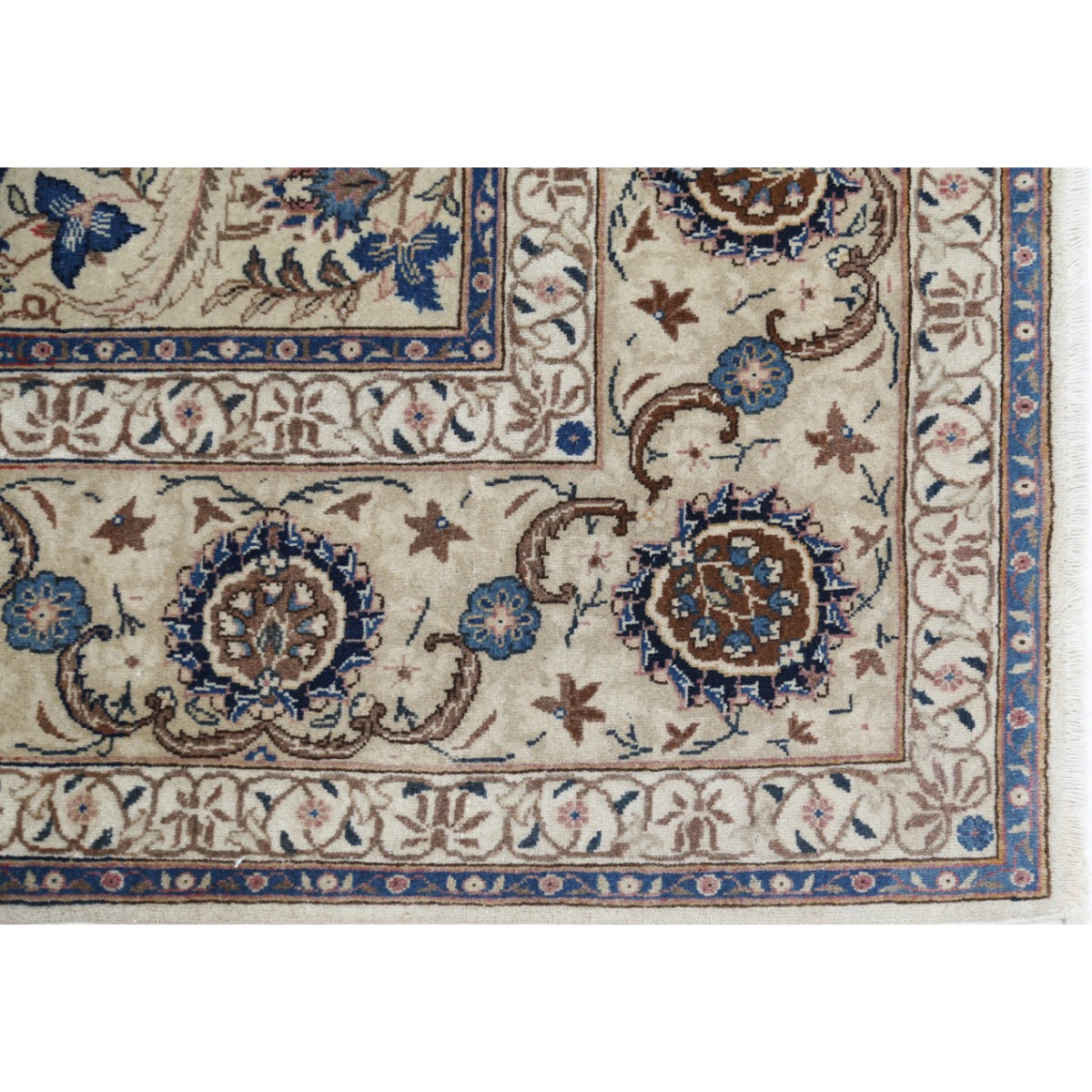 Kashan 7x10 Handmade Double Knotted Washable Wool Rug - Colorful