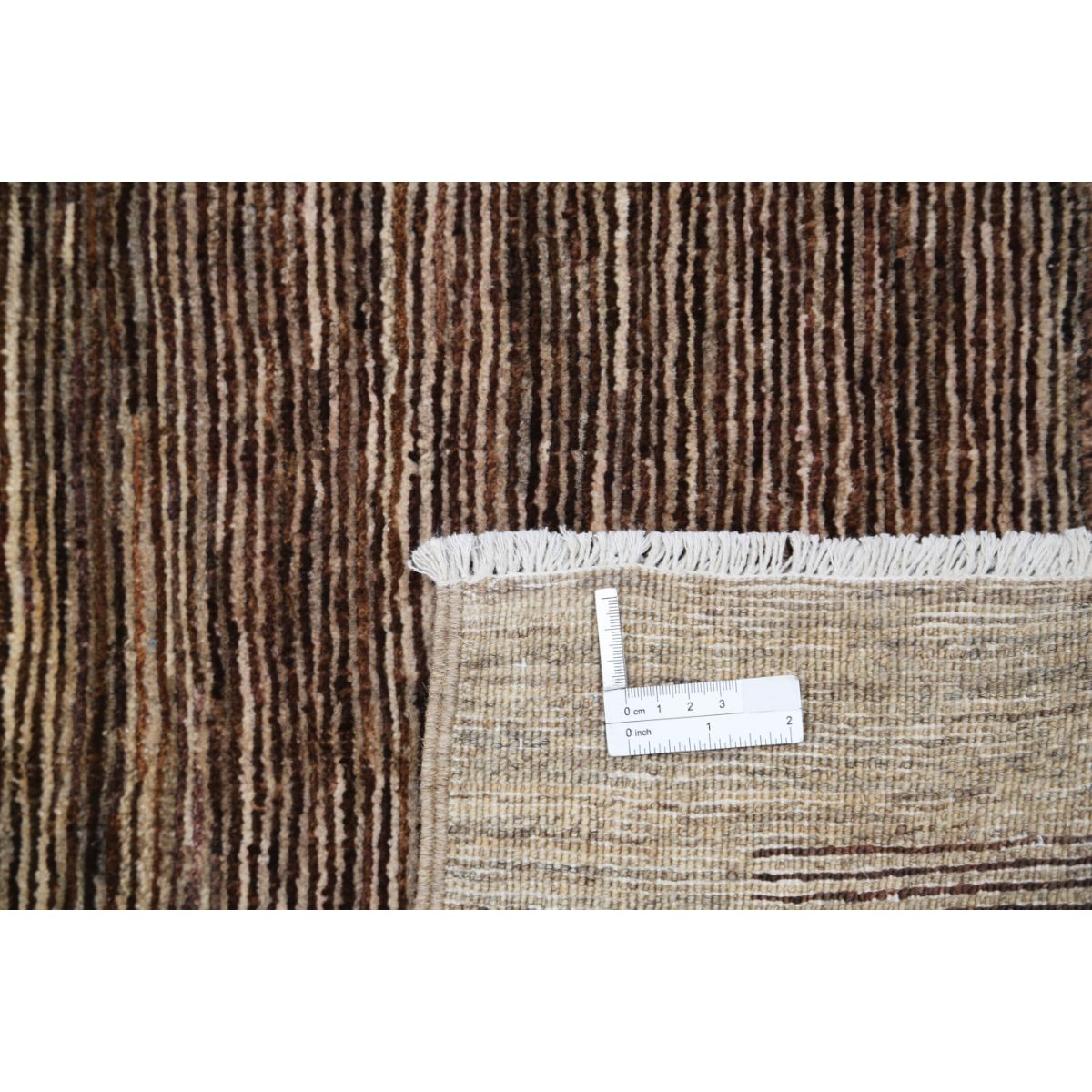 Modcar 3x4 Handmade Double Knotted Washable Wool Rug - Colorful