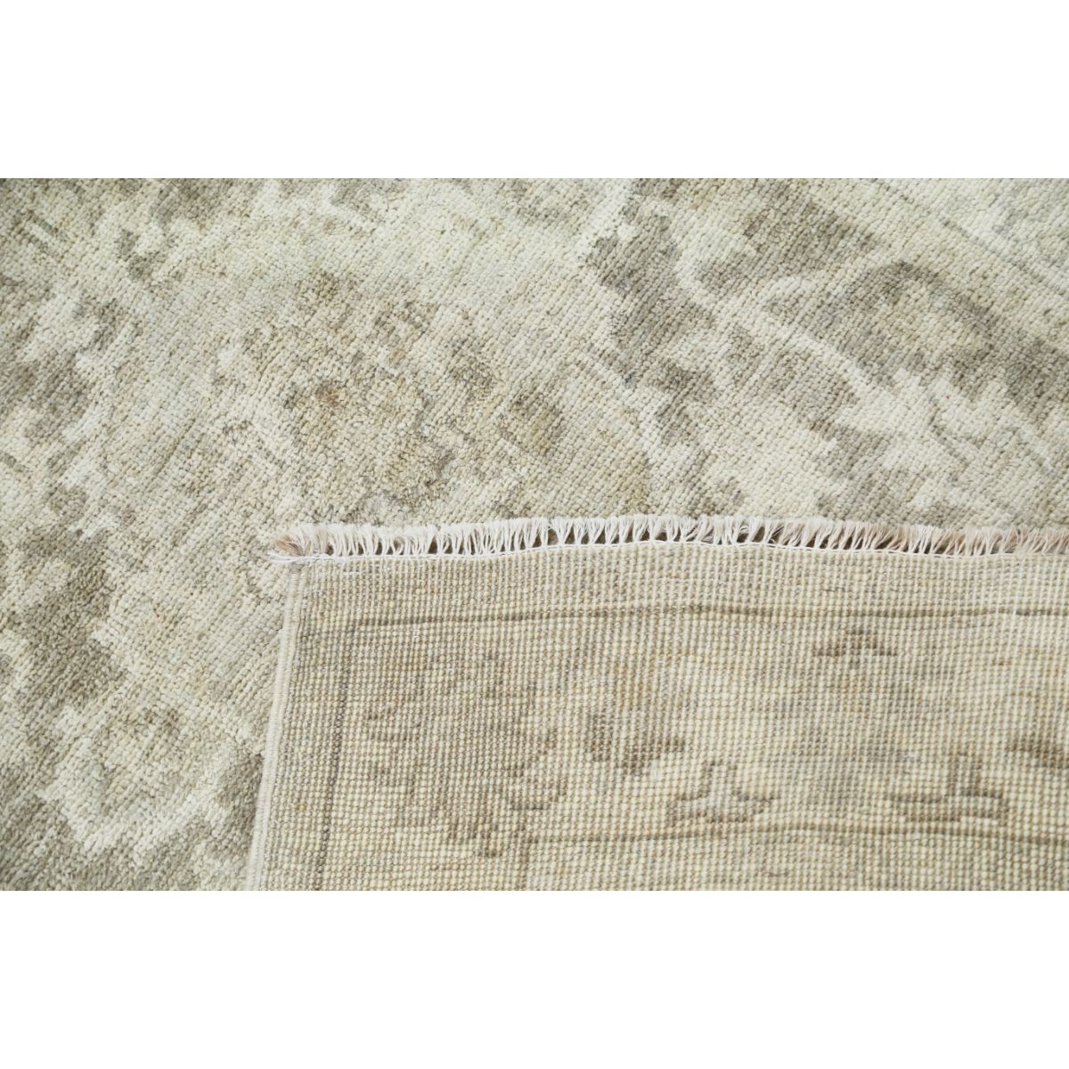Serenity 2x6 Handmade Double Knotted Washable Wool Runner - Soft Hues