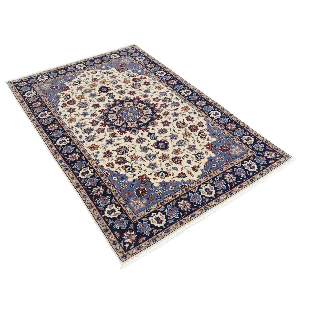 Heritage 4x6 Handmade Double Knotted Washable Wool Rug - Colorful