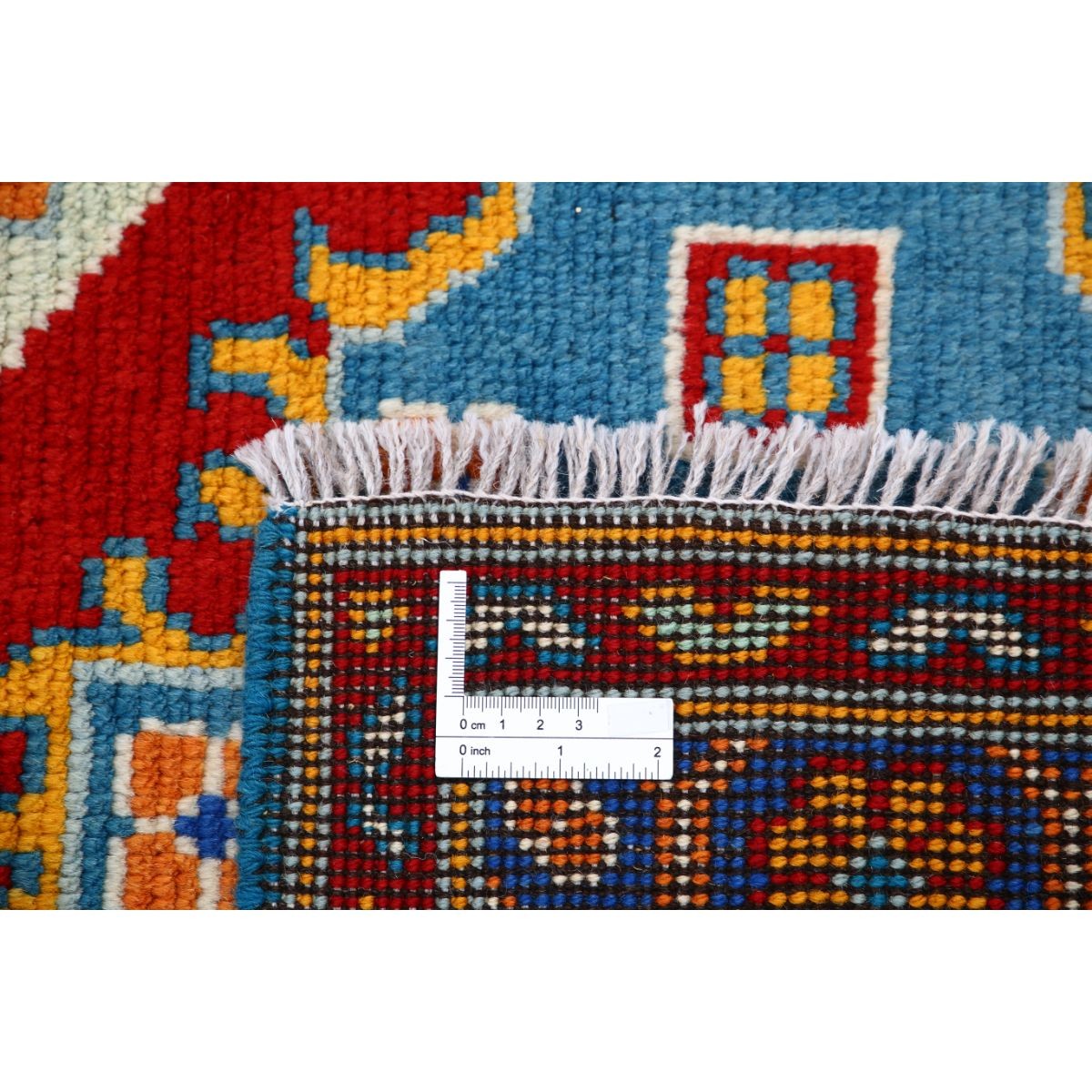 Revival 5x7 Handmade Double Knotted Washable Wool Rug - Colorful