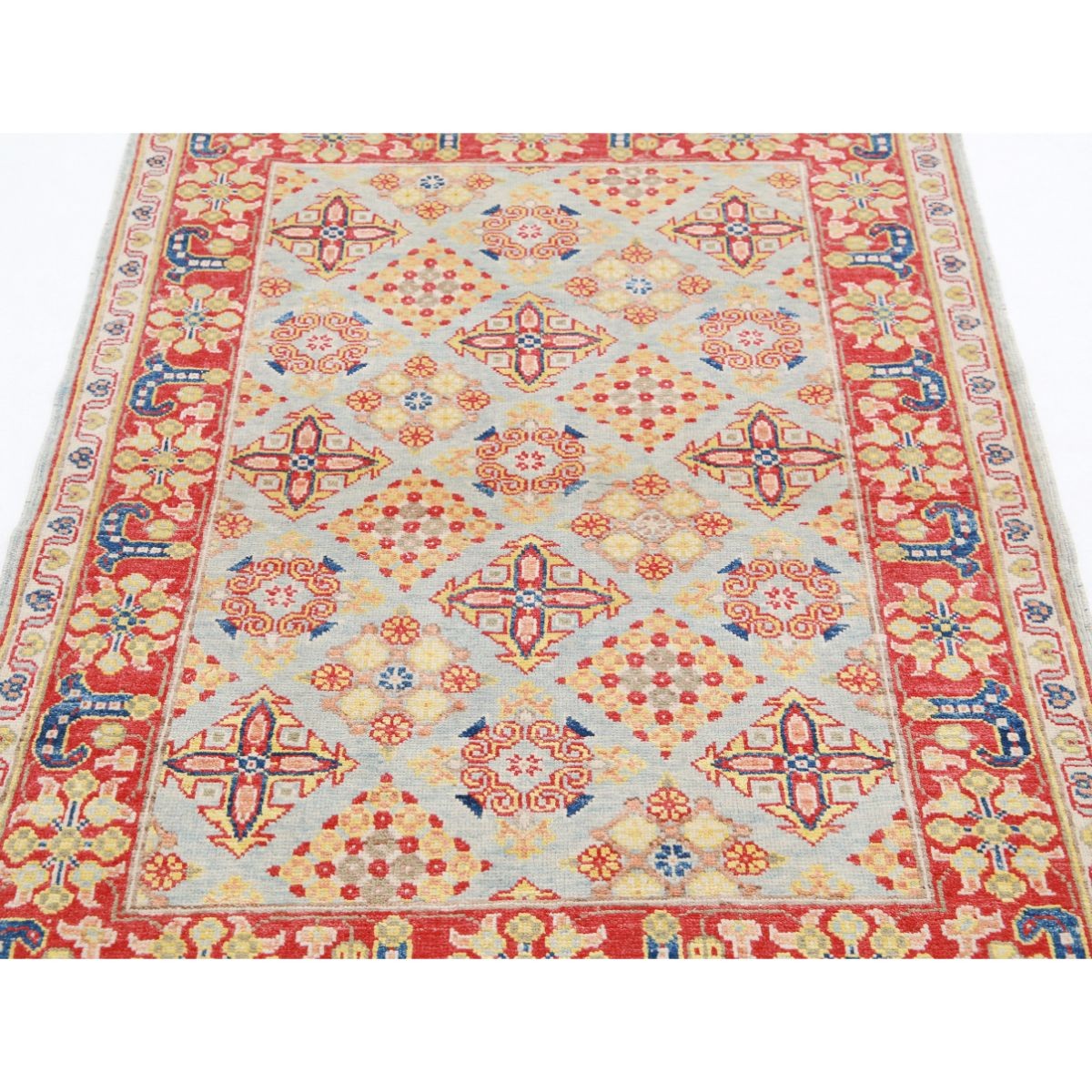 Revival 3x5 Handmade Double Knotted Washable Wool Rug - Colorful