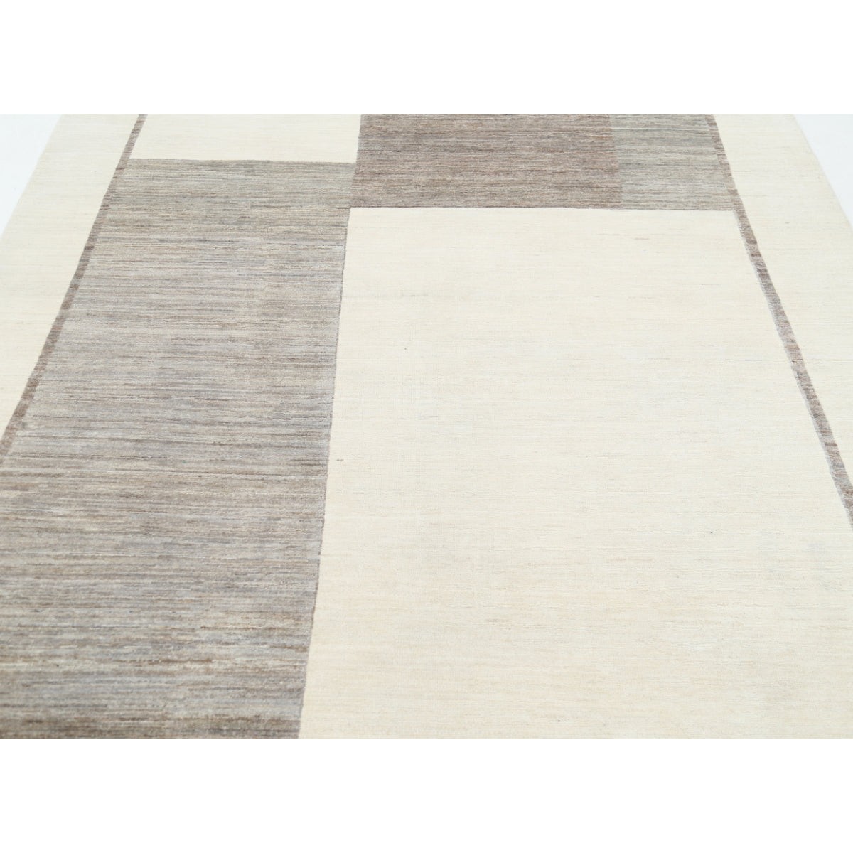 Modcar 6x9 Handmade Double Knotted Washable Wool Rug - Colorful