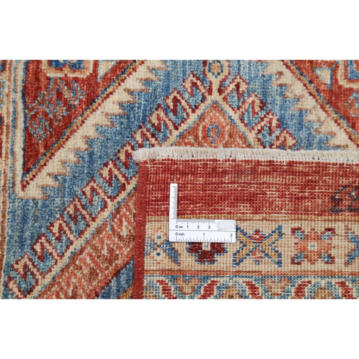 Khurjeen 7x10 Hand-Knotted Washable Wool Rug - Colorful