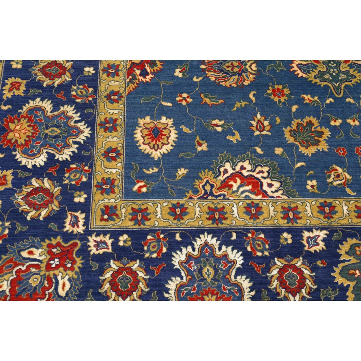 Gulshan-8'10" 9x12 Machine-Made Washable Wool Rug - Colorful